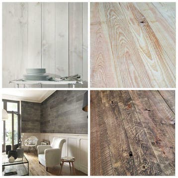 EIKEN WANDBEKLEDING VINTAGE HOUT BARNWOOD Planken!, Nieuw, Minder dan 25 mm