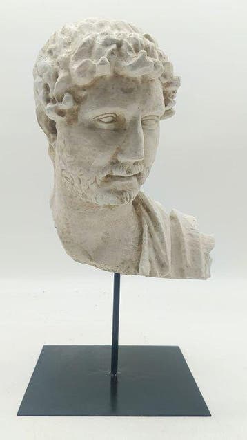 sculptuur, Adriano - 38 cm - marmerpoeder
