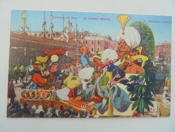 Het carnaval - Ansichtkaart (42) - 1900-1970, Gelopen