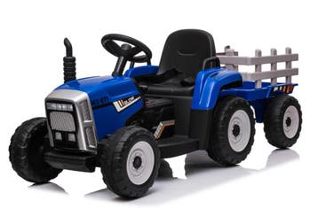 Kindertractor met aanhanger, 12V accutractor, met RC, NIEUW!, Ophalen of Verzenden, Nieuw