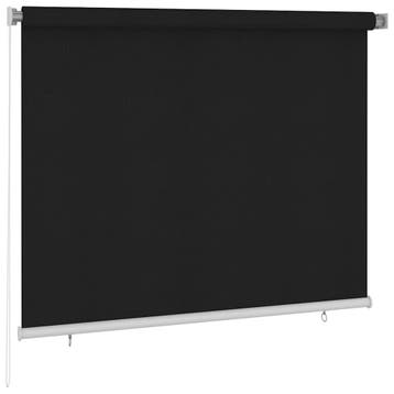 vidaXL Rolgordijn voor buiten 185(B)x140(H) cm zwart, Huis en Inrichting, Verzenden, Nieuw, Zwart