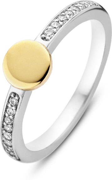TI SENTO - Milano Ring 12116ZY - gerhodineerd zilver -, Verzenden, Nieuw