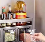 RVS Wand Kruidenrek – Ruimtebesparend en Duurzaam Design, Huis en Inrichting, Keuken | Keukenelementen, Verzenden, Nieuw