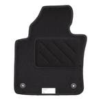 Fußmatten Passend Für VW Passat B5 3BG Velours Automatten Set Matten Mit Drehknebel Bef 4teilig Schwarz