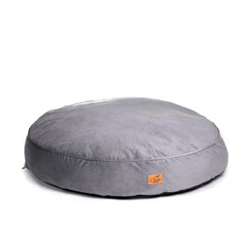 Honden kussen Velvet Grijs 75x75cm (Ligkussen, Hondenmand), Ophalen of Verzenden, Nieuw, Polyester