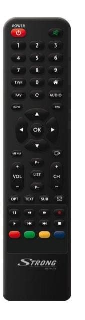 Afstandsbediening Strong srt8211 srt8541, Audio, Tv en Foto, Afstandsbedieningen, Origineel, Nieuw, Ophalen of Verzenden