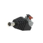 DC-Plug met Veerklem Aansluiting 2.1mm (Male), Ophalen of Verzenden, Nieuw, Overige typen
