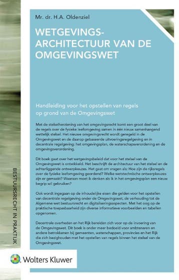 Wetgevingsarchitectuur Van De Omgevingswet |  | Nieuw, Ophalen of Verzenden, Nieuw