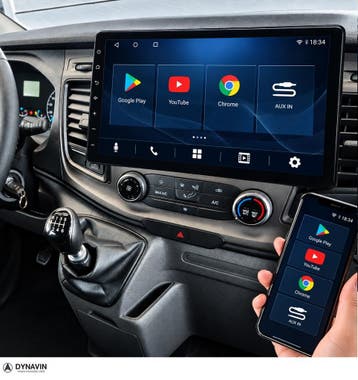 ford custom 2019-2024 navigatie autoradio android 16 carplay, Ophalen of Verzenden, Nieuw