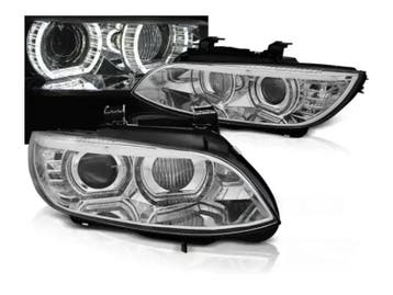 Xenon koplampen LED Angel Eyes Chrome geschikt voor BMW, Verzenden, Nieuw, BMW