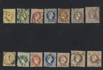 Oostenrijk 1867 - Oostenrijkse vrijbriefzegels 1867, Gestempeld