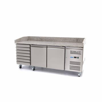Pizzawerkbank - 202 cm - 2 Deuren - 7 Laden, Zakelijke goederen, Horeca | Keukenapparatuur, Verzenden, Nieuw in verpakking