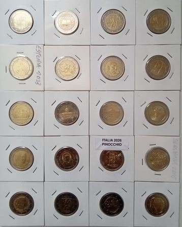 Europa. 2 Euro 1999/2026 (20 coins) (Zonder minimumprijs)