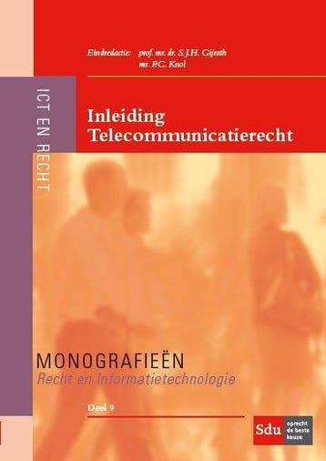 Inleiding telecommunicatierecht 9789012394321, Zo goed als nieuw