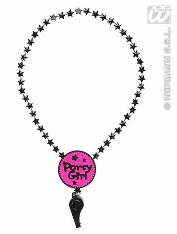 Ketting met fluitje partygirl, Ophalen of Verzenden, Nieuw