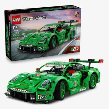 Lego Set - 42224 - Technic - Porsche 911 GT3 R REXY AO, Nieuw