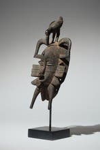 Een houten masker - Kpelie - Senufo - Ivoorkust (Zonder