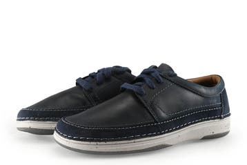 Clarks Veterboots in maat 42 Blauw, Boots, Clarks, Zo goed als nieuw, Verzenden