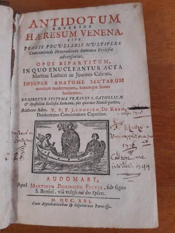 Ludovicus de Reyna - Antidotum Adversus Hæresum Venena, sive