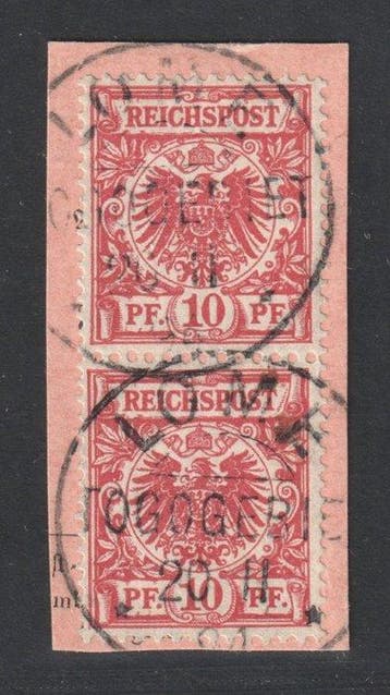 Duitse Koloniën - Togo 1894 - Togo Voorloper 47 c, Paar, Gestempeld