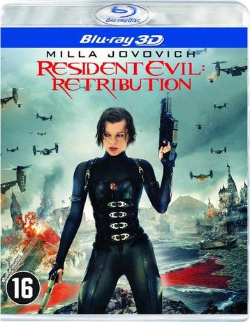 Resident evil - Retribution 3D (blu-ray tweedehands film), Cd's en Dvd's, Ophalen of Verzenden, Zo goed als nieuw