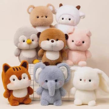 Schattige Pluche Dieren Knuffelpop - Zachte Kawaii Knuffel v, Verzenden, Nieuw