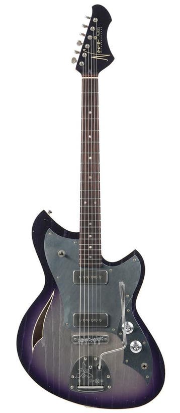 Novo Miris J Purple Stranger Burst (Instrument), Ophalen of Verzenden, Nieuw, Hollow body