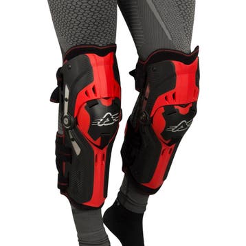 Kniebeschermers Acerbis Gorilla (ZwartRood), Motoren, Verzenden, Nieuw