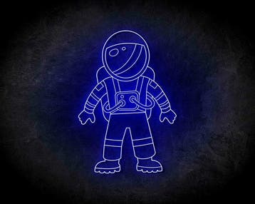 ASTRONAUT neon sign - LED neon reclame bord, Verzenden