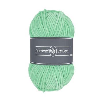 Durable Velvet 2137 Mint - Haakgaren / Breigaren, Ophalen of Verzenden, Nieuw, Breien of Haken, Wol of Garen