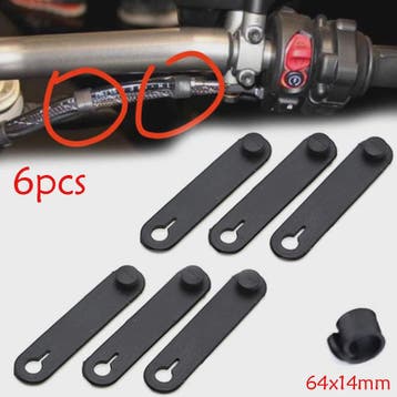 6 Stuks Motor Kabelboom Bevestigingsclips Rubber Frame Bedra, Motoren, Motoren | Buell