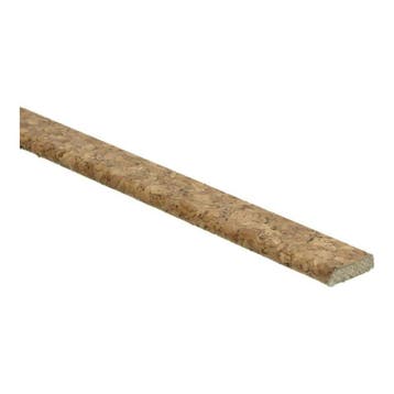 Naturel kurkplint met plakstrip 2,4m lang, Doe-het-zelf en Verbouw, Ophalen of Verzenden, Nieuw