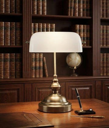 Plafondlamp - Messing, Glas, Antiek en Kunst