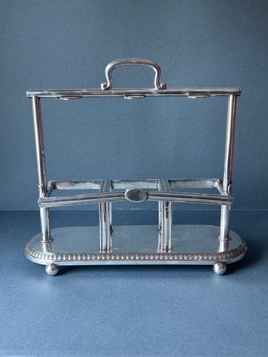 Jugendstil Toiletset - WMF - Zilveren bord - Zeldzaam, Antiek en Kunst, Antiek | Overige Antiek