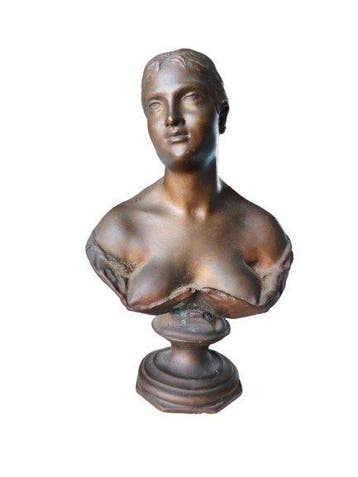 Vincenzo Gemito (1852-1929) - sculptuur, Bust La Zingara, Antiek en Kunst