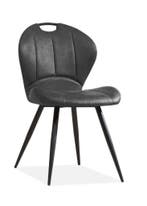 Eetkamerstoel Miracle - eetkamerstoelen - Antraciet, Huis en Inrichting, Nieuw, Overige materialen