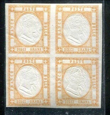 Italiaanse oude staten - Napels 1861 - Napolitaanse, Gestempeld