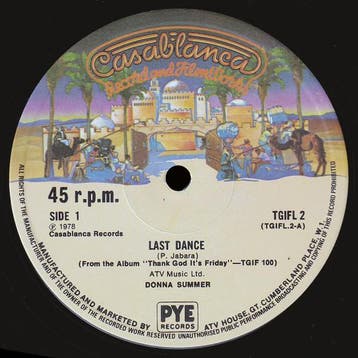 Donna Summer - Last Dance, Ophalen of Verzenden, Gebruikt