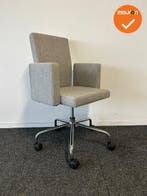 Pub & Club vergaderstoel - grijs gemêleerd stoffering - o.., Vergader- of Presentatieruimte, Ophalen of Verzenden, Gebruikt, Stoel