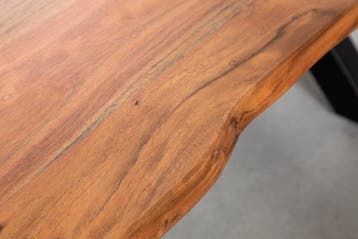 Massief houten salontafel MAMMUT 120cm acacia honing, Ophalen of Verzenden, Nieuw