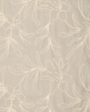 Katoen Geborduurd Bloemen Naturel, Nieuw, Overige kleuren