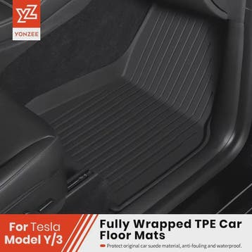 YZ Vloermatten Set voor Tesla Model Y & Model 3 (2021-2026), Verzenden, Nieuw