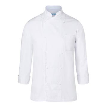 GGM Gastro | (6 stuks) KARLOWSKY | Koksjas Basic - Wit - |, Verzenden, Nieuw, Wit, Overige typen