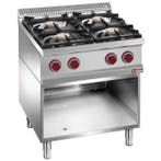 Diamond Gasfornuis 4 Branders - PROFESSIONEEL, Ophalen of Verzenden, Nieuw in verpakking, Fornuis, Frituur en Grillen