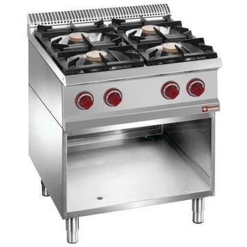 Diamond Gasfornuis 4 Branders - PROFESSIONEEL, Ophalen of Verzenden, Nieuw in verpakking, Fornuis, Frituur en Grillen