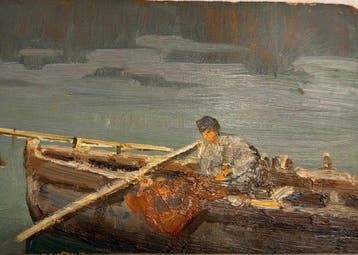 Leon Giuseppe Buono (1888-1976) - Pescatore