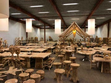 300+ ronde boomstamtafels uit voorraad leverbaar eettafel, Overige houtsoorten, Rond, Nieuw, Ophalen of Verzenden