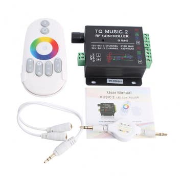 Muziek Gestuurde RGB Controller met RF Remote, Hobby en Vrije tijd, Elektronica-componenten, Ophalen of Verzenden, Nieuw