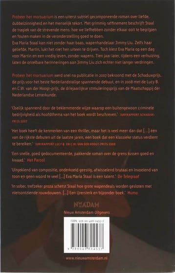 Probeer het mortuarium 9789046804537 E.M. Staal, Boeken, Verzenden, Zo goed als nieuw, E.M. Staal