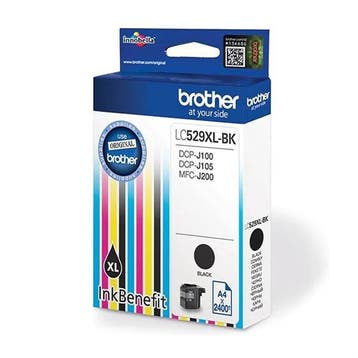 Brother LC-529XLBK inktcartridge zwart (origineel), Verzenden, Nieuw, Cartridge, Brother